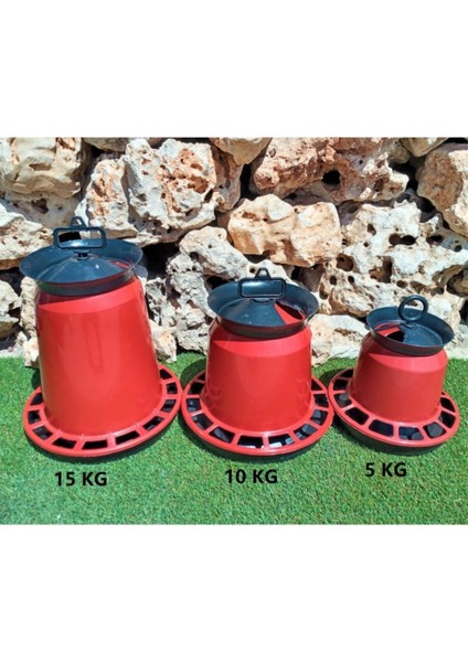 Yemlik 15 Kg 1 Adet Tavuk Yemliği Civciv Yemliği Kanatlı Hayvan Yemliği Bıldırcın Keklik Yemliği fiyatları