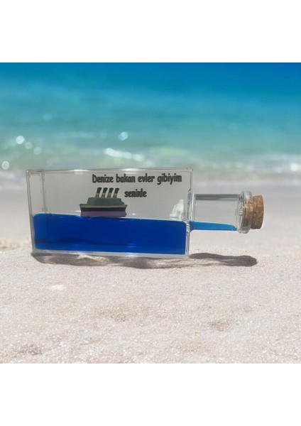 Kişiye Özel Yazılı Batmayan Aşk Gemisi Sevgiliye Hediye modelleri
