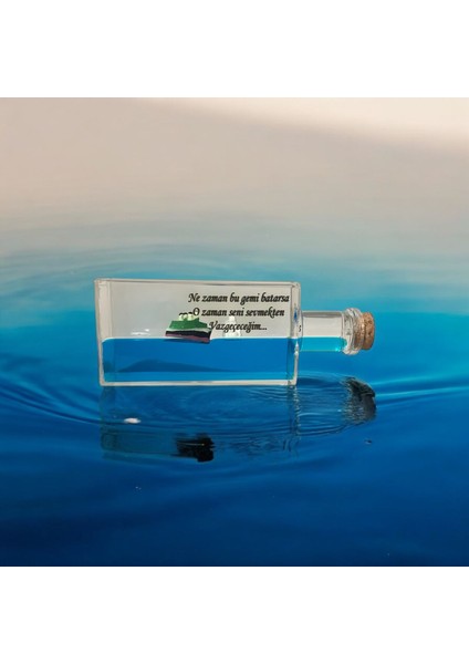 Kişiye Özel Yazılı Batmayan Aşk Gemisi Sevgiliye Hediye modelleri