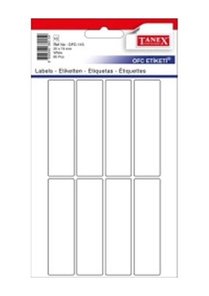 Etiket OFC-115 20X74MM 10 Lu 2 Paket