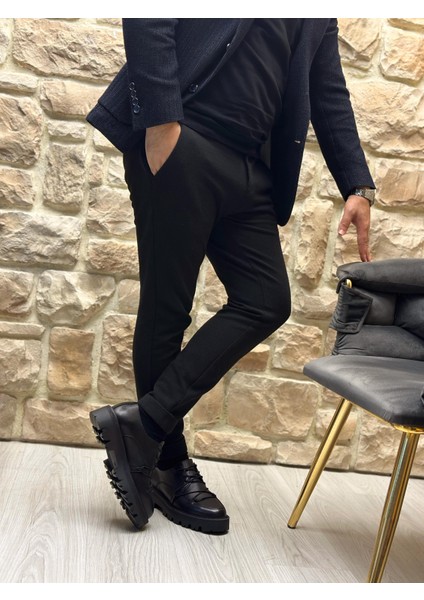 BLACK ALRAT 3298 HAKİKİ DERİ ERKEK CASUAL SİYAH