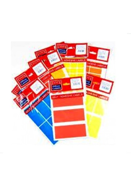 Etiket OFC-122 40X100 Kırmızı 10 Lu 2 Paket