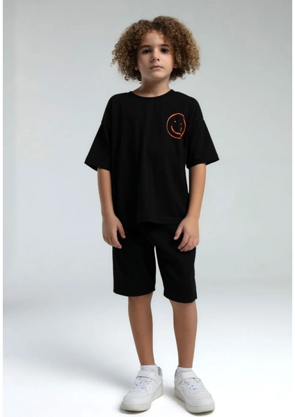 Pamuk Erkek Çocuk Bermuda Takım 3575