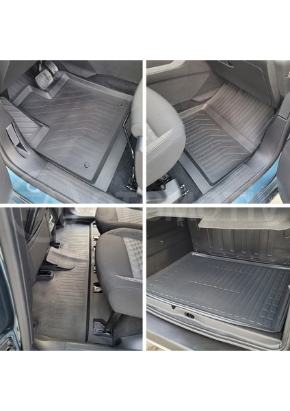Peugeot Rifter 4d Havuzlu Paspas ve Bagaj Havuzu 2019 Model ve Sonrası