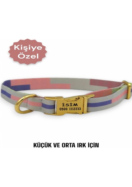 Köpek Tasması-Küçük Irk ve Orta Irk İsimli Köpek Tasması-Kişiye Özel Tasma- İsimli Tasma