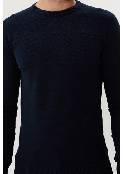 Et 3630-T Kendinden Desenli Bisiklet Yaka Erkek Triko Kazak fiyatları