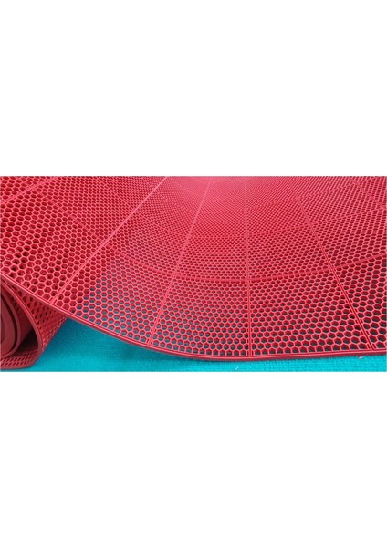 Kırmızı Islak Zemin Matı Iç ve Dışmekan Kaymaz Paspas Yolluk Zmat