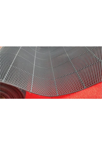 Gri Yeni Model Kare Desen Islak Zemin Için Mat Paspas Banyo Içi Lavabo Önü Zemin Matı