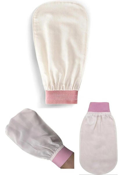 Banyo Duş Kesesi Peeling Eldiveni Floş Ipek Premium Kadın ve Erkekler Için