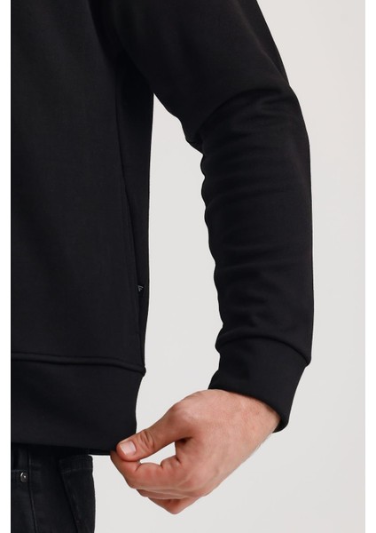 Unisex Kapüşonlu Fermuarlı Yandan Girme Cepli Sweat indirimleri