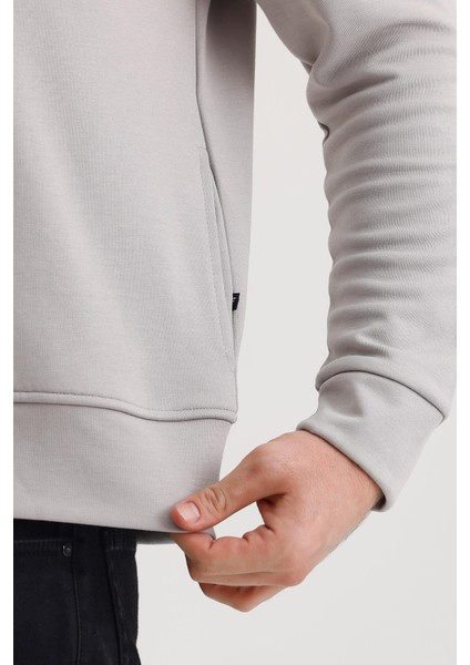 Unisex Kapüşonlu Fermuarlı Yandan Girme Cepli Sweat indirimleri