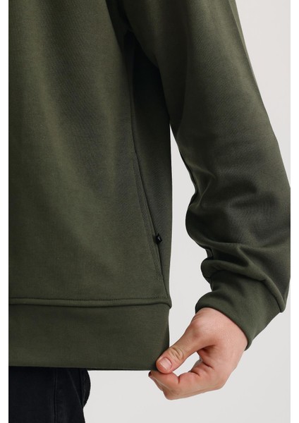 Unisex Kapüşonlu Fermuarlı Yandan Girme Cepli Sweat modelleri