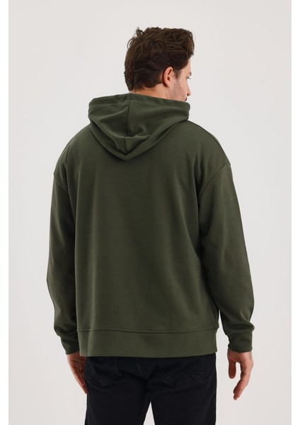 Unisex Kapüşonlu Fermuarlı Yandan Girme Cepli Sweat indirimleri