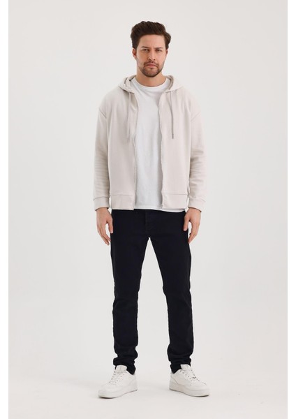 Unisex Kapüşonlu Fermuarlı Yandan Girme Cepli Sweat modelleri