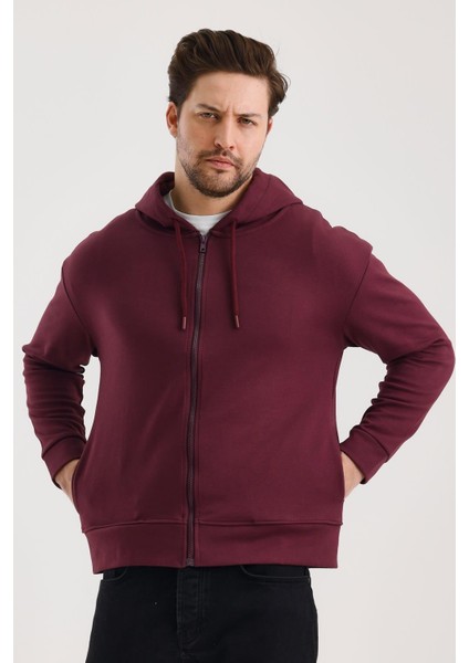 Unisex Kapüşonlu Fermuarlı Yandan Girme Cepli Sweat fiyatları