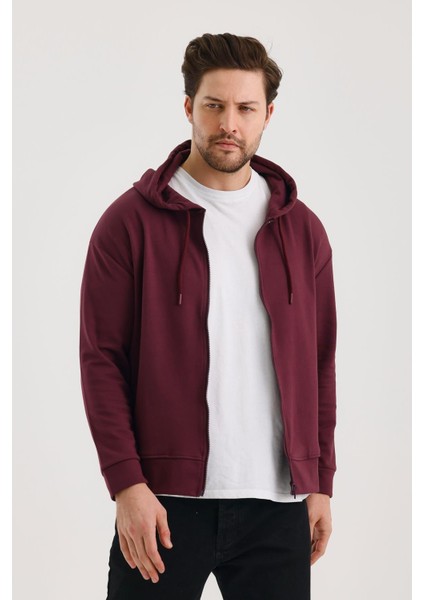 Unisex Kapüşonlu Fermuarlı Yandan Girme Cepli Sweat fırsatları