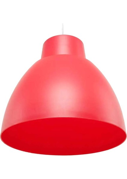 Sarkıt Lamba Avize Kablo Seti Dahil 29 cm Kırmızı Tavan Lambası JB035
