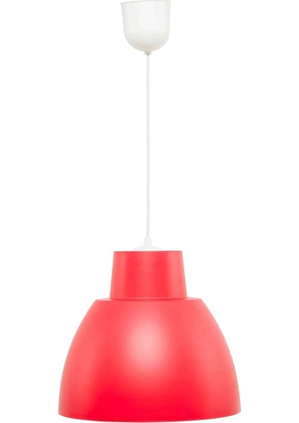 Sarkıt Lamba Avize Kablo Seti Dahil 29 cm Kırmızı Tavan Lambası JB035