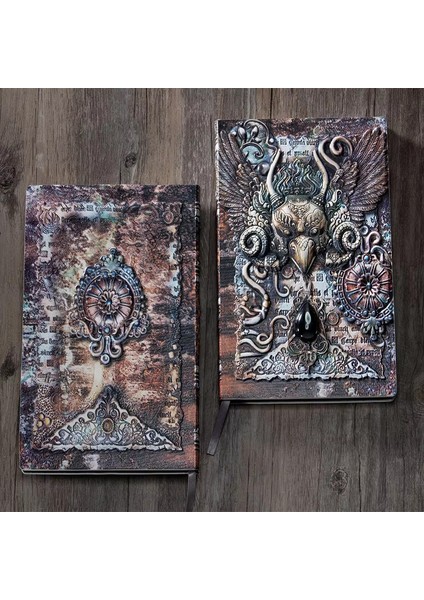 Hediyelik Deri Defter 3D Kabartmalı fiyatları
