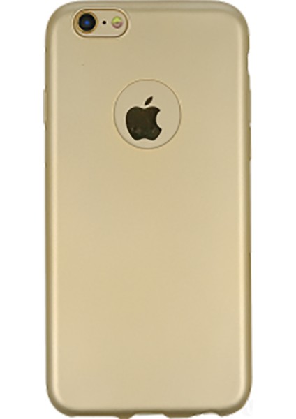 Apple iPhone 6S Plus Premium Silikon Kılıf Gold