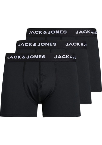 Boxer Shorts Men Microfiber Trunks Jacbase 3-Pack Black