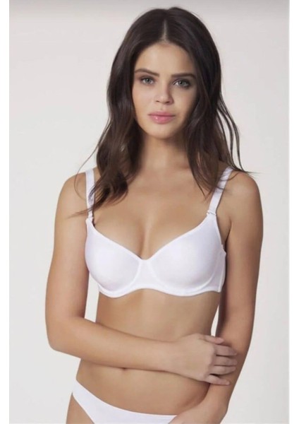 8100 Kadın Micro Büyük Beden Toparlayıcı Soft Cup Sütyen Tekli