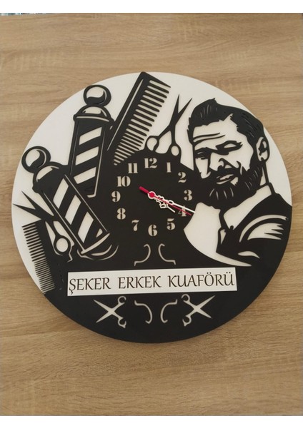 Berber & Kuaför & Güzellik Merkezi Kişiye Özel Isim Yazılı Şık ve Kalite