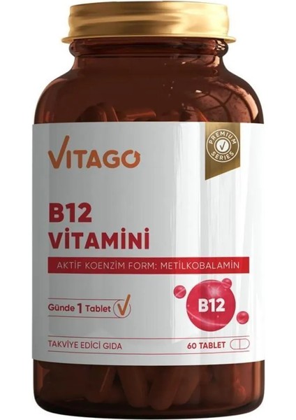 Vitamin B12 500 Mcg Tablet 60'lı