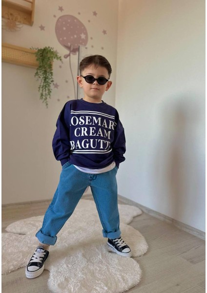 Alt Kot Üst Penye Tarz Detay Alt Üst Erkek Çocuk Takım