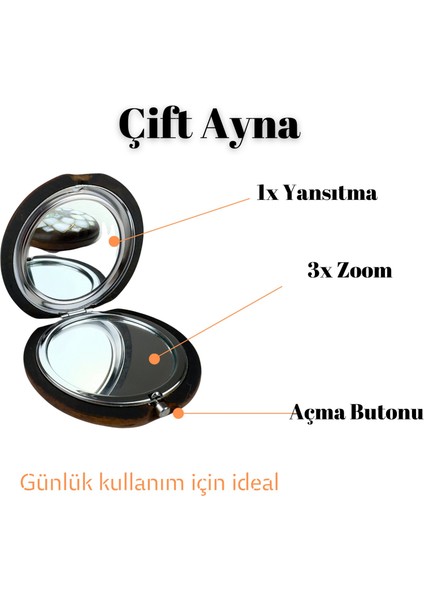 Sedefli Çanta Aynası- Nazarlık Motifli Ayna- Yuvarlak El Aynası- Vintage Ayna- Kişiye Özel Ayna fiyatları