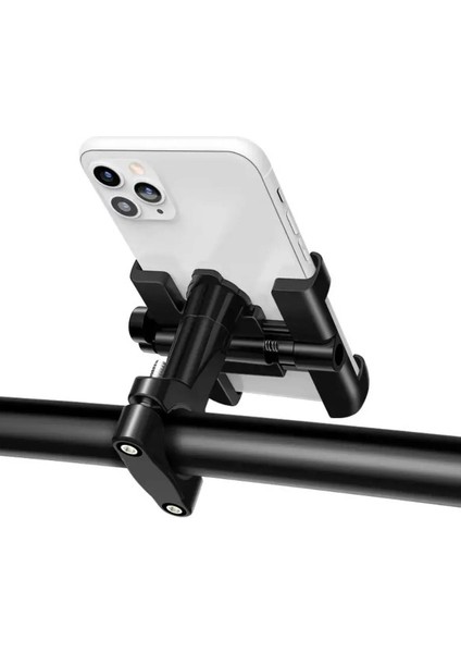 360 Derece Ayarlanabilir Gidon Bağlantılı Metal Alyanlı Motorsiklet ve Bisiklet Telefon Tutucu fiyatları