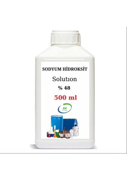 SODYUM HİDROKSİT - SIVI KOSTİK % 48 NaOH 500 ml fiyatları