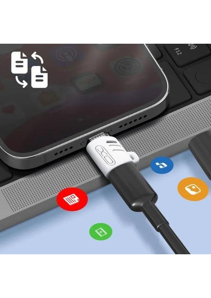Micro USB - Lightning iPhone Dönüştürücü Otg Mini Adaptör