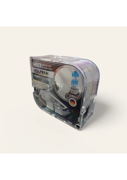 Hb3 Ampulperforman Ampulü Nv +%150 Fazla Işık ve %20 Beyaz Işık 12V 60W Wolfram 1tkm 2ADET
