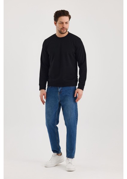 Unisex Sıfır Yaka Sweat