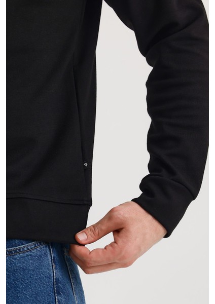 Unisex Sıfır Yaka Sweat