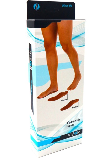 Starfleks Tabanlık Düz Taban Ortopedik Ark Destekli Tabanlık Anatomik Tabanlık