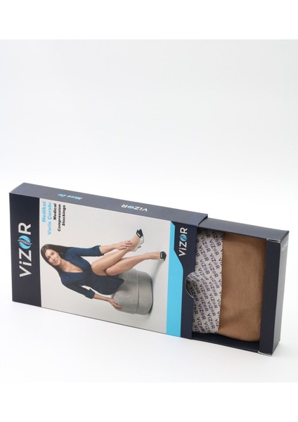 Siyah Diz Üstü Silikonlu Çorap Orta Basınç Burnu Açık Ccl-2 indirimleri