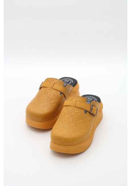 Kadın Deri Sabo Terlik %100 Deri Kabartma Desenli Ev Hastane Doktor Hemşire Kullanımı İçin fiyatları