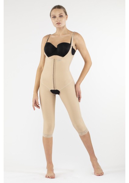 Kalça-Yağ Transferi Tam Vücut Kompresyon Korsesi (Diz Altı)