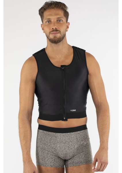 Erkek Göğüs Post Op Kompresyon Yeleği Fermuarlı fiyatları