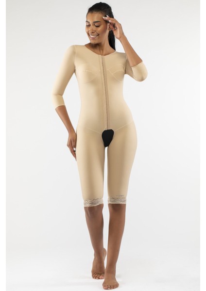 Tüm Vücut Post Op Kompresyon Korsesi Ten