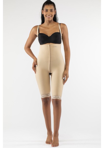 Liposuction Operasyonları Sonrası Için Karın Bel Kalça ve Üst Bacak Post Op Askılı Kompresyon Korse