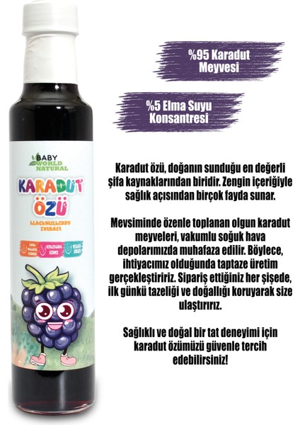 Karadut Özü 350 gr +9 Ay