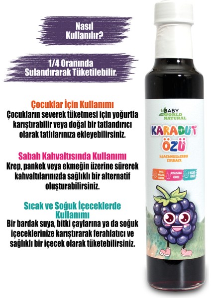 Karadut Özü 350 gr +9 Ay