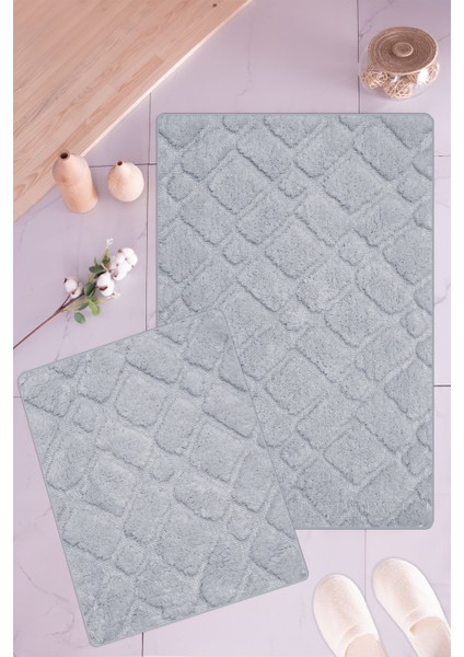 Viyana 2'li Banyo Paspası Gri (2'li Takım) fiyatları
