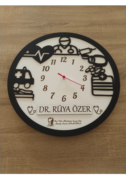 Doktor Lara Özel Isim Yazılı Kalıteli ve Şık Hediye Duvar Saati fırsatları