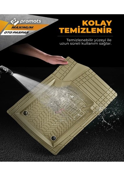 Toyota Aerius 2013 Sonrası 4d Oto Paspas Maximum Bej