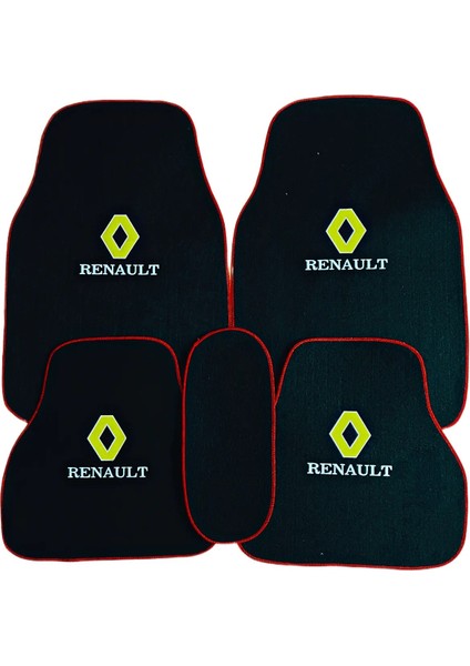 Renault 12 Toros Nakışlı Araç Oto Halı Paspas / Torpido Koruma Örtüsü / Vites Konsol Koruma Seti modelleri