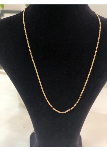 Xuping Ince Zincir Model Rose Gold Kadın Çelik Kolye
